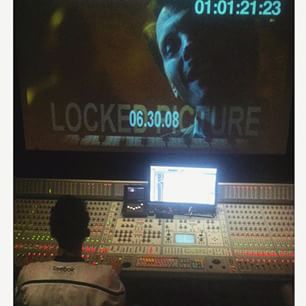 Checking out how sound is mixed into a film #hollywoodtalent