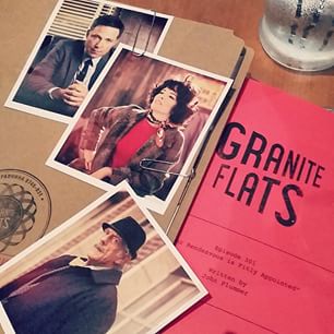 Breakfast with these amazing actors today. Coming to #netflix #graniteflats…