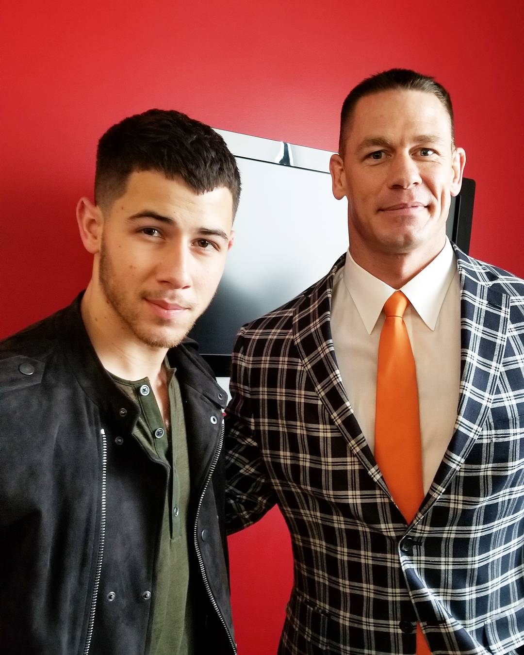 Had a fun chat today with JohnCena and NickJonas Thankshellip