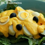 Papa A La Huancaína Peruvian Appetizer #AuténticoCheeseSociety