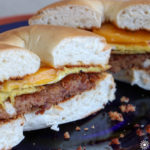 Easy Breakfast Bean Bagels #FrijolesConTodo